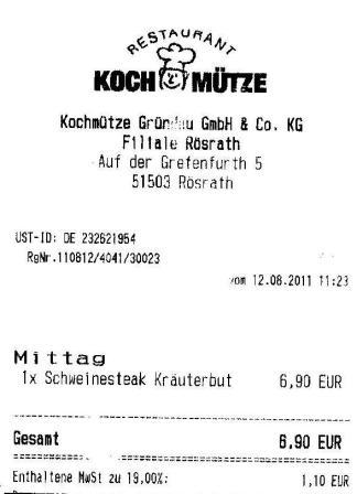 kfwg Hffner Kochmtze Restaurant